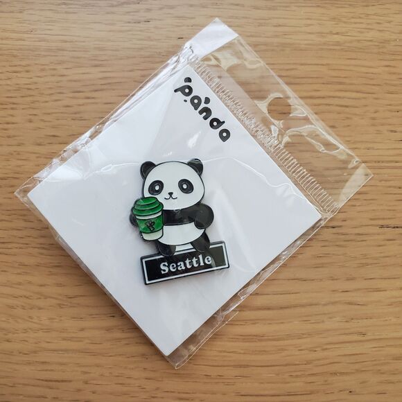 NEW Seattle Panda Pin - Picture 1 of 2